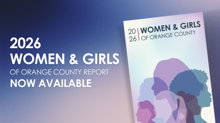 Image of the cover of the 2026 Women and Girls Report indicating the report is now available